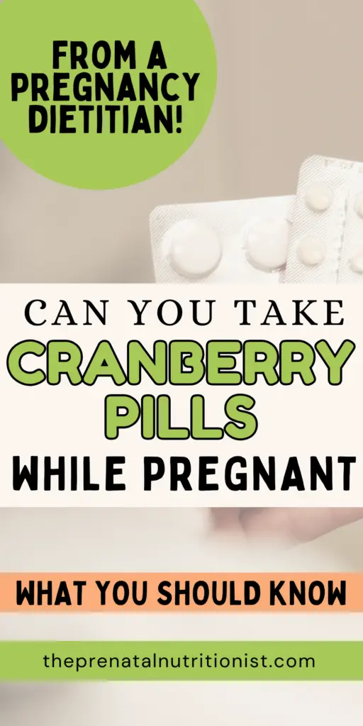Can You Take Azo Cranberry Pills While Pregnant?