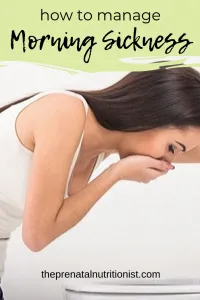 How to Manage Morning Sickness