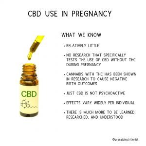 CBD use in pregnancy CBD use in pregnancy