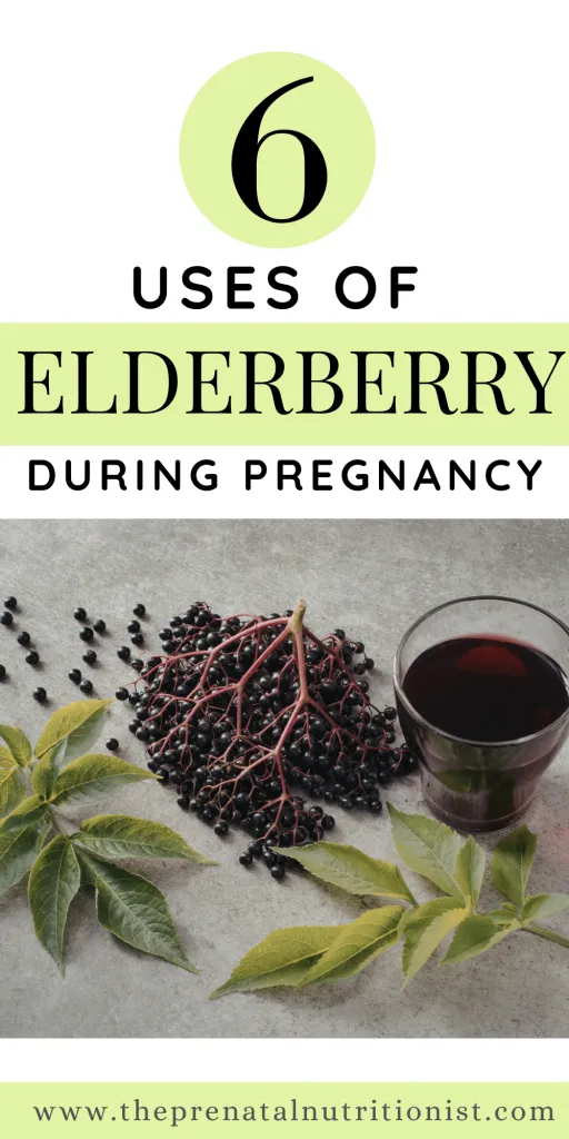 is elderberry safe for pregnancy