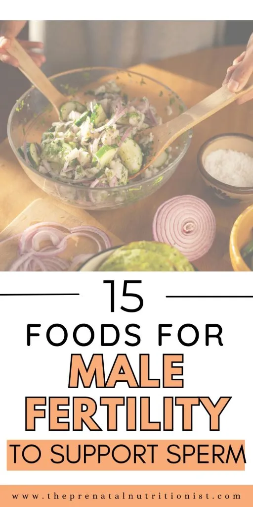 FOODS THAT INCREASE MALE FERTILITY