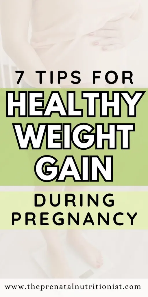 HOW TO MAINTAIN A HEALTHY WEIGHT DURING PREGNANCY