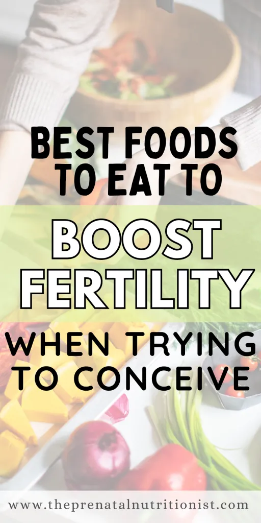 Foods That Promote Fertility