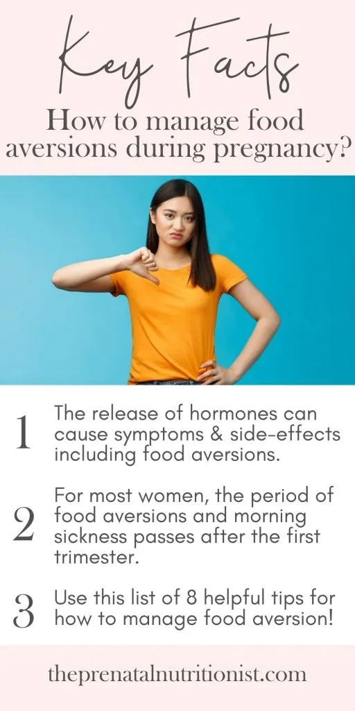 How To Deal With Food Aversions During Pregnancy