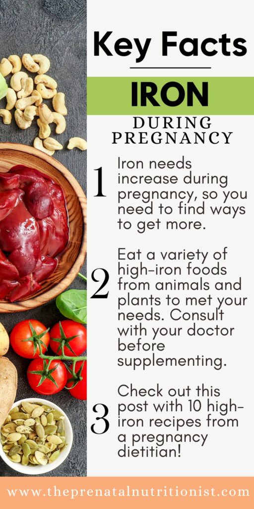 iron during pregnancy key facts
