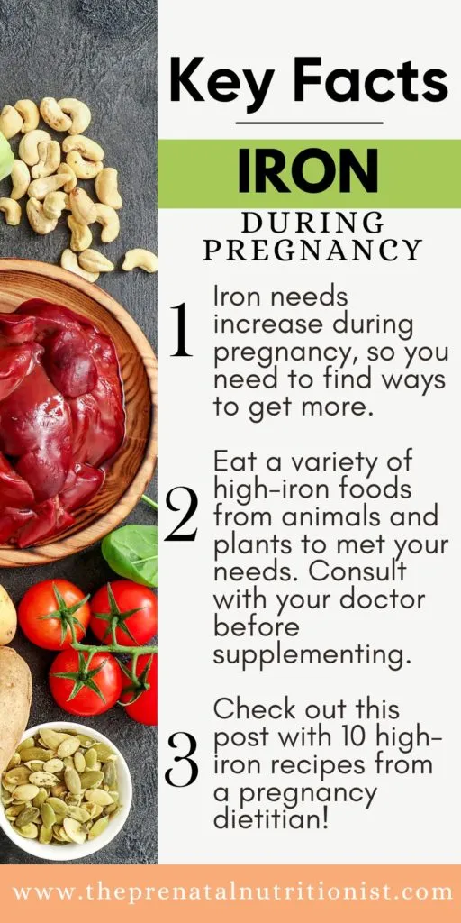 iron during pregnancy key facts
