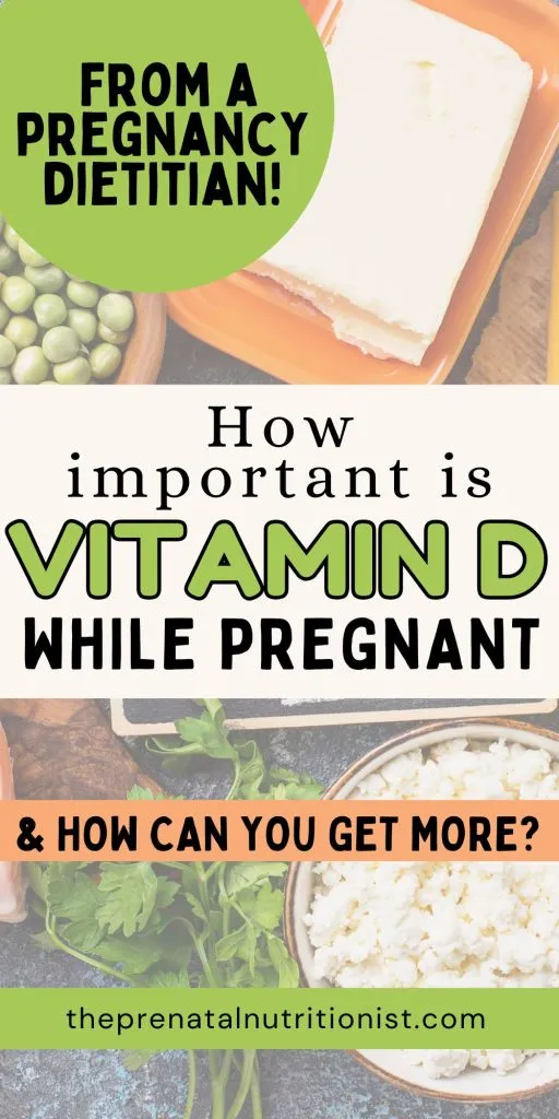 Is vitamin D important for pregnancy?