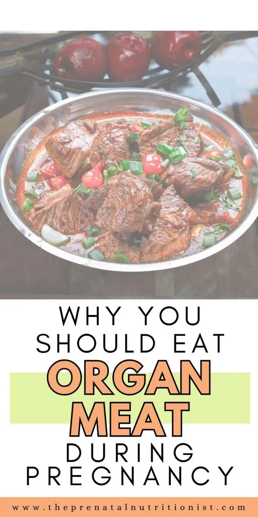3 benefits of eating organ meat while pregnant