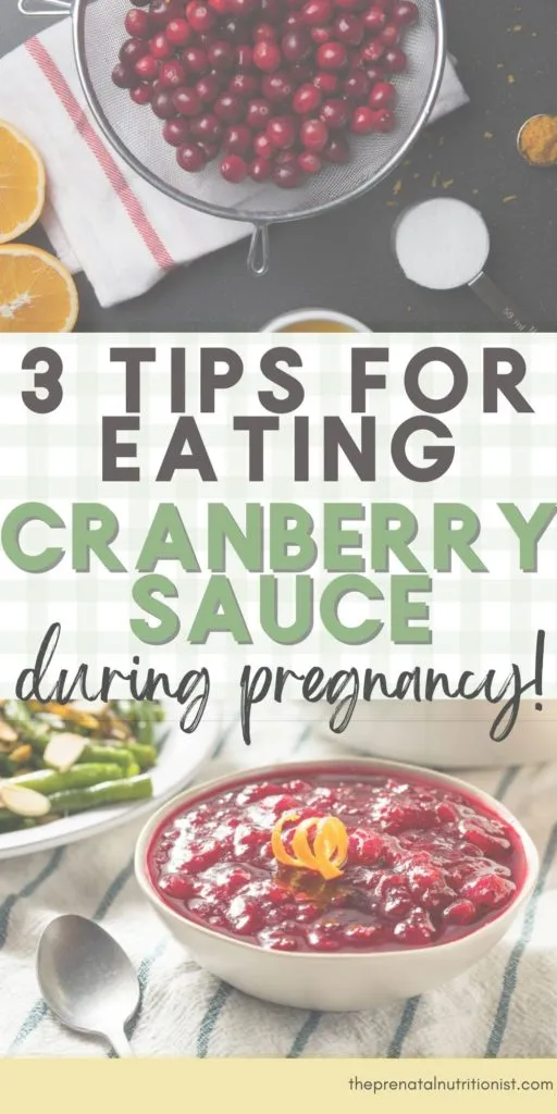 Can You Eat Cranberry Sauce When Pregnant?