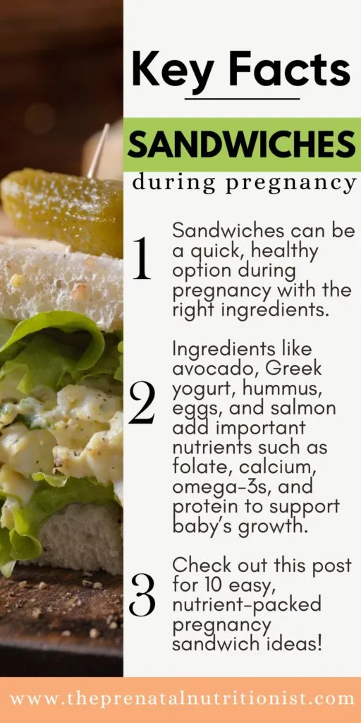 Healthy Sandwiches For Pregnancy