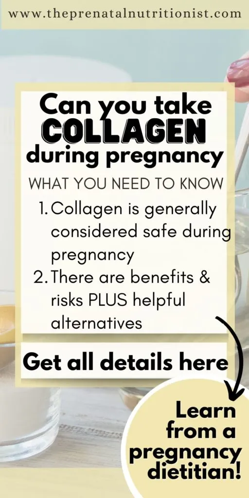 Can You Take Collagen While Pregnant