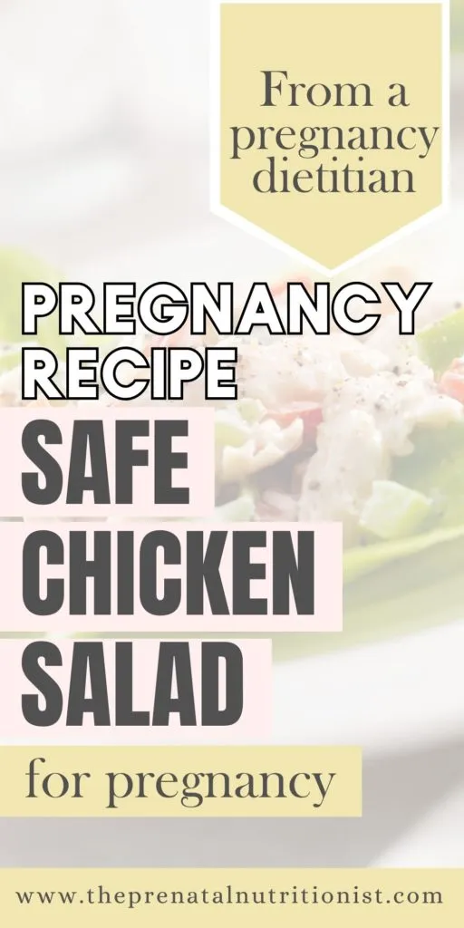 Chicken Salad Safe Recipe For Pregnancy