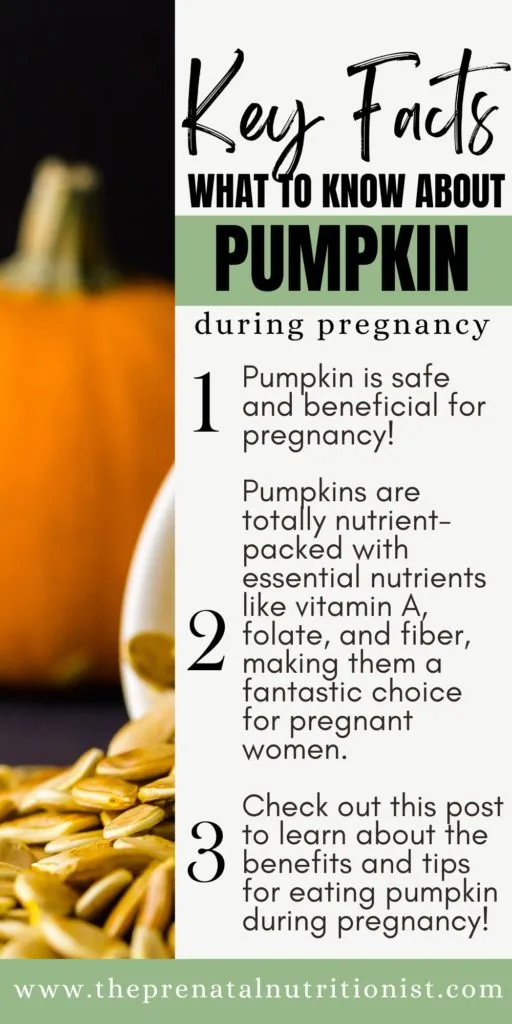 Pumpkin key facts Pumpkin For Pregnant Women