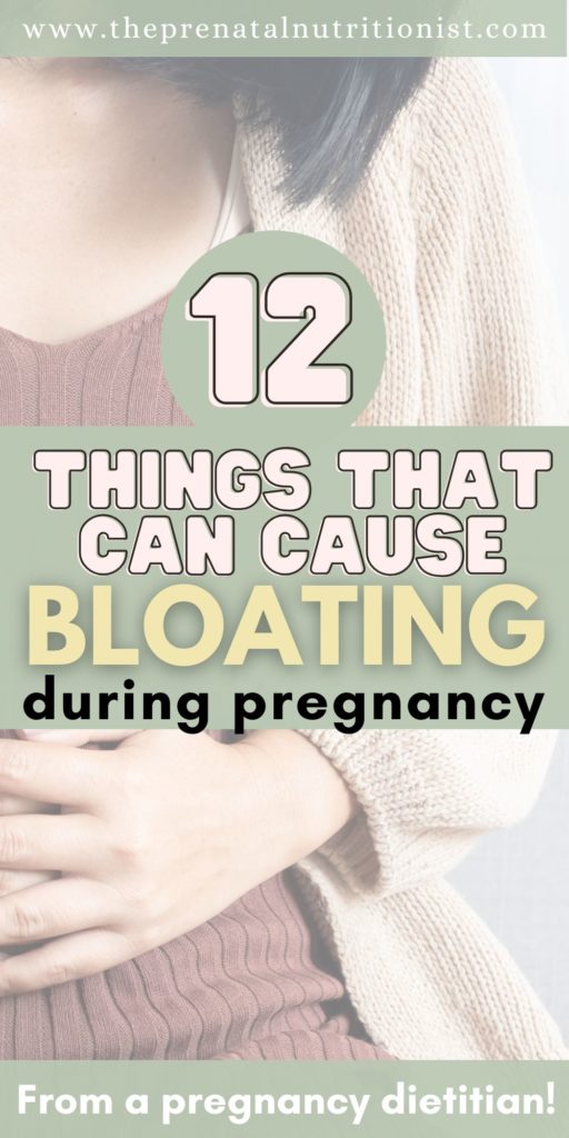 12 things that can cause bloating during pregnancy