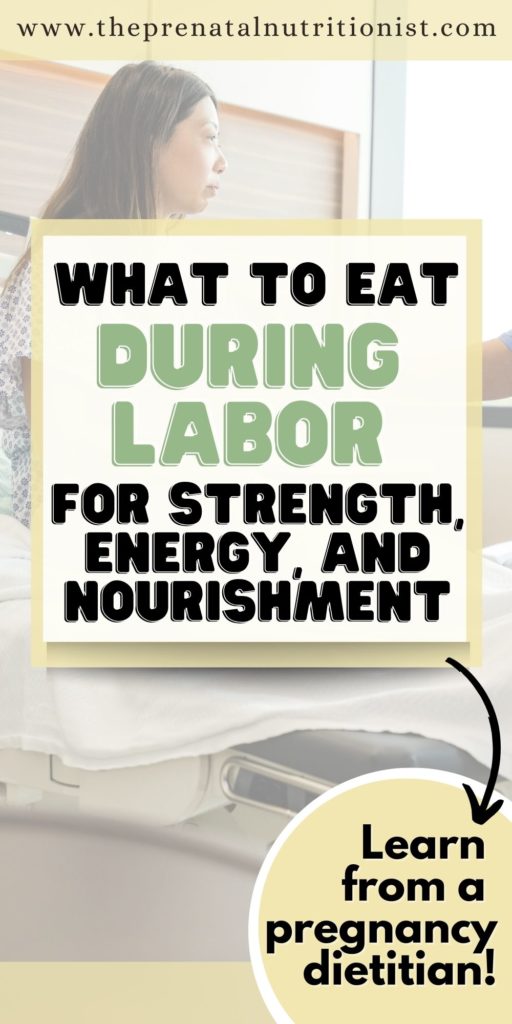 What To Eat During Labor for Strength, Energy, and Nourishment