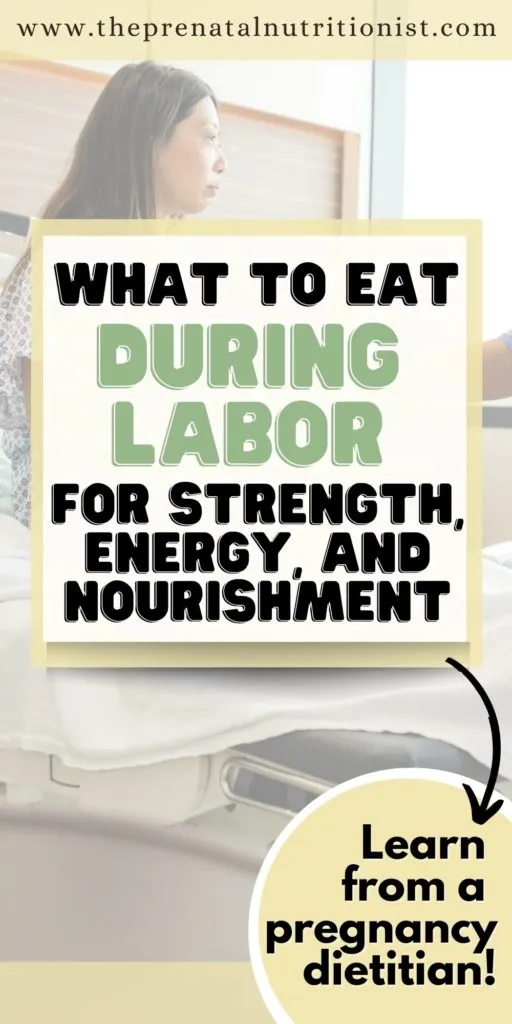 What To Eat During Labor for Strength, Energy, and Nourishment