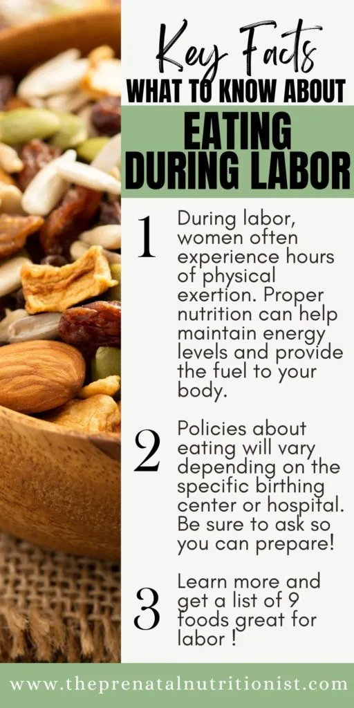 What To Eat During Labor for Strength, Energy, and Nourishment
