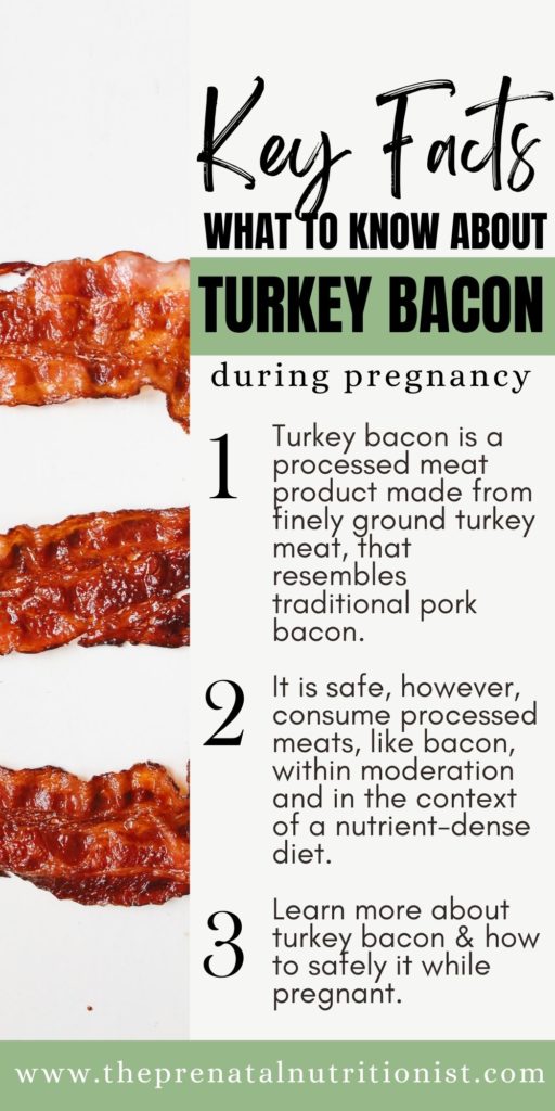 turkey bacon key facts