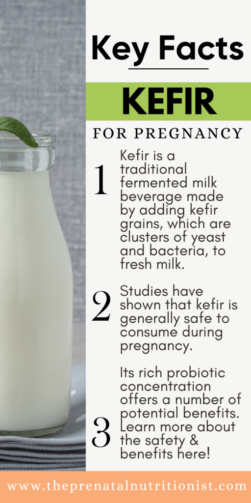 Kefir for pregnancy key facts