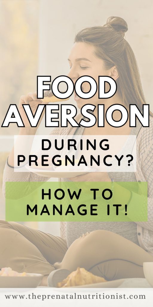 food aversion during pregnancy