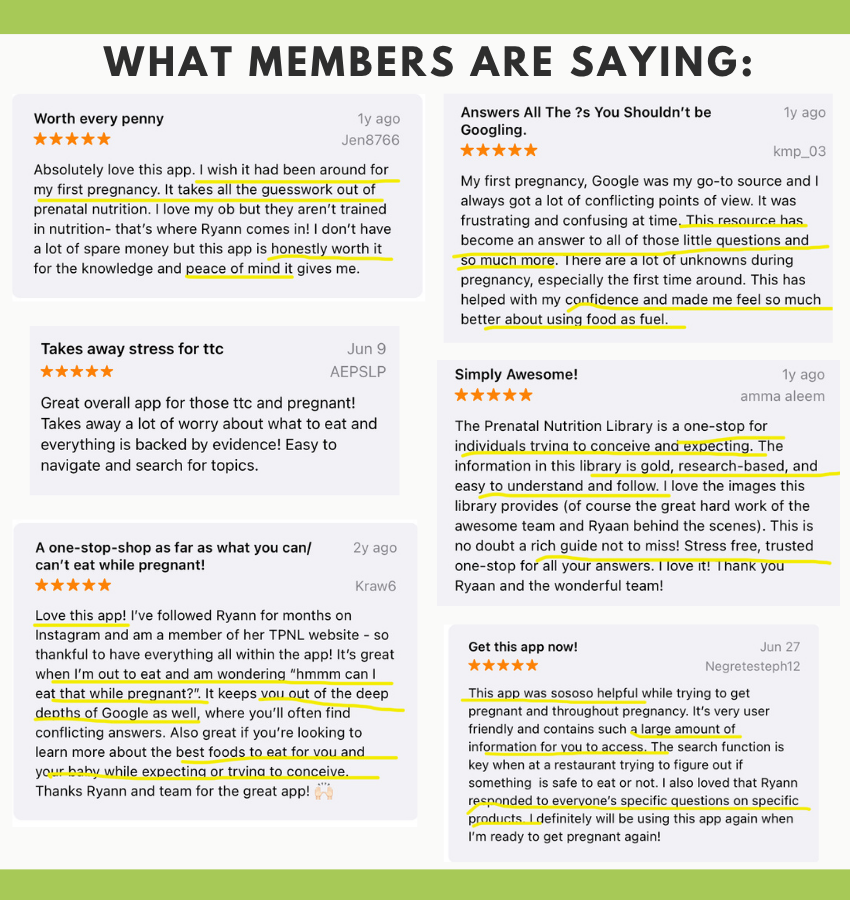 the prenatal nutrition library feedback the prenatal nutrition library feedback