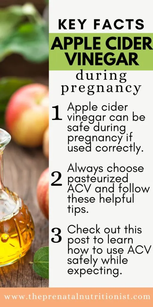 Is Apple Cider Vinegar Safe During Pregnancy