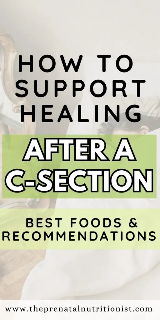 How to support healing after C-Section